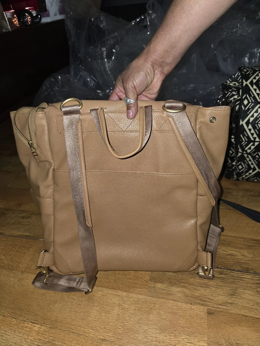 Freshly Picked Tan Diaper BACKPACK